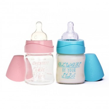 شیشه شیر 120 میل  0 تا 6 ماه  برند سواوینکس suavinex - کد 3800993