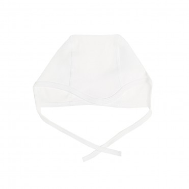 کلاه بندی نوزاد بی سی سی-BCC طرح سفید-White