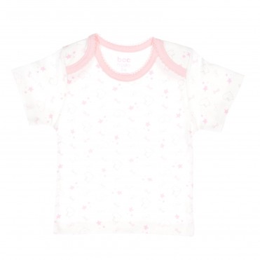 بلوز آستین کوتاه نوزاد بی سی سی-BCC طرح اسب آبی-Hippo