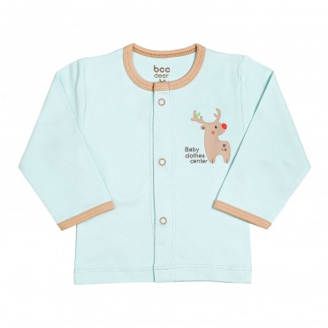 بلوز جلوباز نوزاد بی سی سی - BCC طرح گوزن-Deer