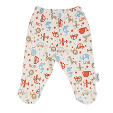 شلوار جوراب دار طرح سافاری برند ORGANIX