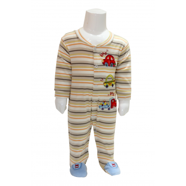 سرهمی نخی جوراب دار  پسرانه طرح ماشین  carminas