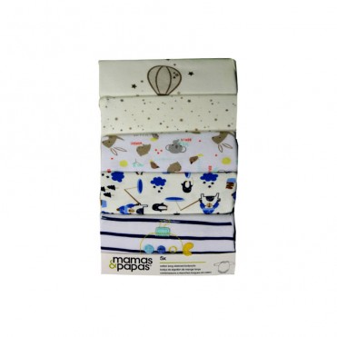 ست بادی 5 عددی زیر دکمه دار آستین بلند  ماماز پاپاز  مدل  mamas&papas _ 000068  KOALA 