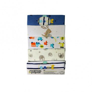 ست بادی 5 عددی  زیر دکمه دار آستین بلند ماماز پاپاز  مدل تاکسی و کامیون   mamas&papas _ 000070