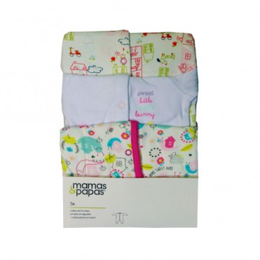 سرهمی آستین بلند 3 عددی   ماماز پاپاز  مدل       mamas&papas _ 000057  SWEET LITTLE