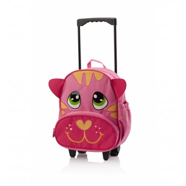 چمدان چرخدار بچگانه طرح گربه برند OKIEDOG کد  80064