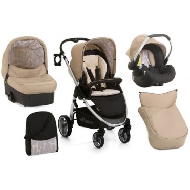 ست کالسکه و کریر و کریکات و ساک لوازم هاوک Hauck مدل Lacrosse AIO 