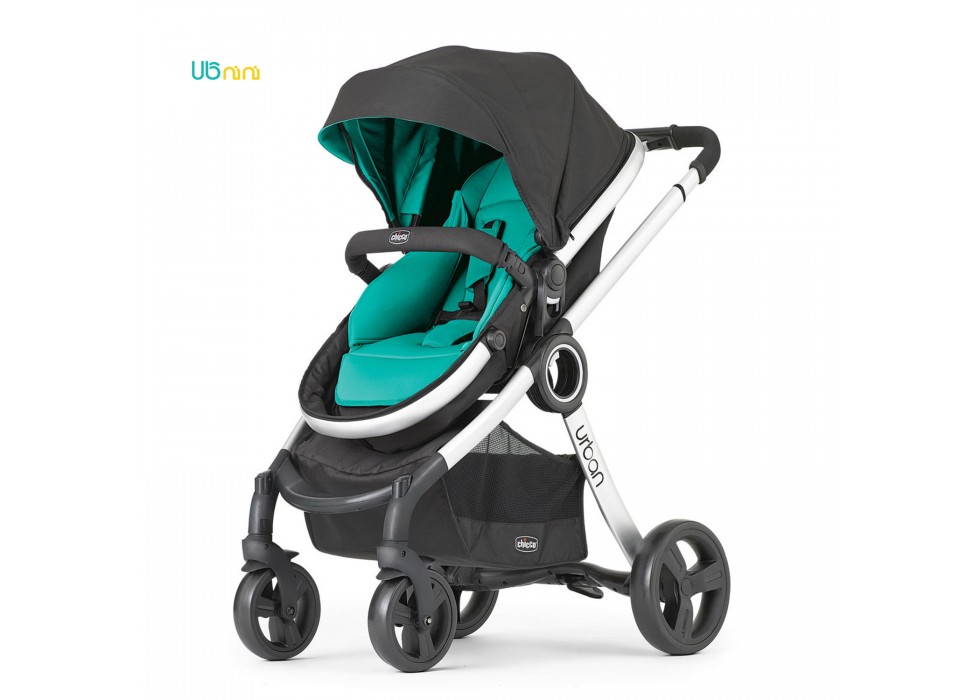 کالسکه تک برند چیکو-Chicco مدل اوربان پلاس-Urban Plus رنگ فیروزه ای
