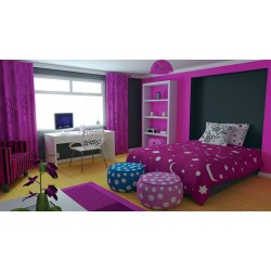 دکوراسیون اتاق خواب کودک دخترانه