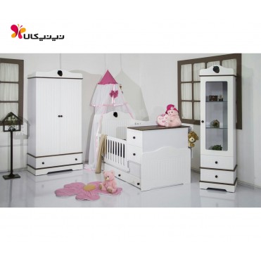 سرویس خواب نوزاد و نوجوان مدل بلوط