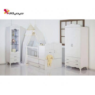 سرویس خواب نوزاد و نوجوان مدل آیلین