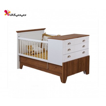 تخت خواب نوزاد و نوجوان آپادانا مدل اهورا