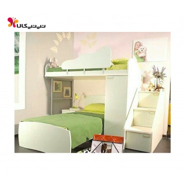 تخت دو طبقه نوزاد و نوجوان آمیسا مدل آرکان