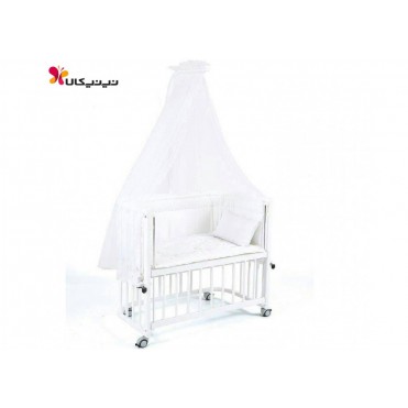 تخت نوزاد کنار مادر آمیسا-Amisa مدل کوآلا رنگ سفید