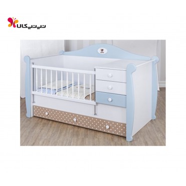 تخت نوزاد و نوجوان آپادانا مدل تدی