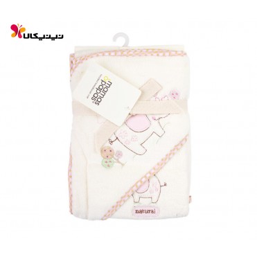 حوله دو تیکه با لیف طرح فیل برند ماماز پاپاز-Mamas&Papas 