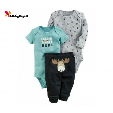 ست دو بادی و شلوار پسرانه کارترز-Carter's مدل 3813