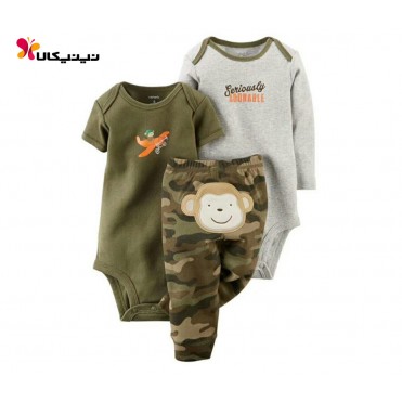 ست دو بادی و شلوار پسرانه کارترز-Carter's مدل 2040