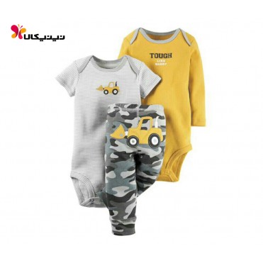 ست دو بادی و شلوار پسرانه کارترز-Carter's مدل 2042