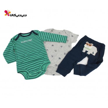 ست دو بادی و شلوار پسرانه کارترز-Carter's مدل 2044