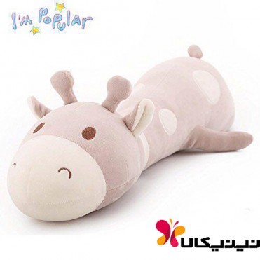 عروسک پولیشی کودک مدل زرافه خوابیده کوچک