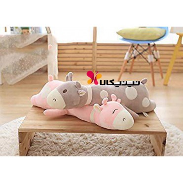 عروسک پولیشی کودک مدل زرافه خوابیده متوسط