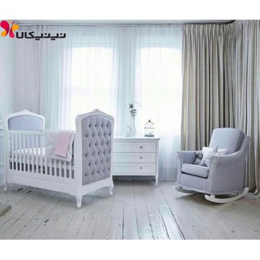 تخت و دراور نوزاد آمیسا مدل رها