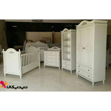 سرویس خواب نوزاد آمیسا مدل آزالیا