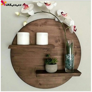 شلف دیواری آمیساچوب مدل دایره