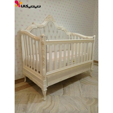 سرویس خواب نوزاد تمام چوب آمیسا مدل گلوریا