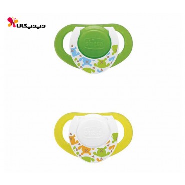 پستانک سیلیکونی شبرنگ نوزاد چیکو-Chicco مدل فیزیو 4+ ماه
