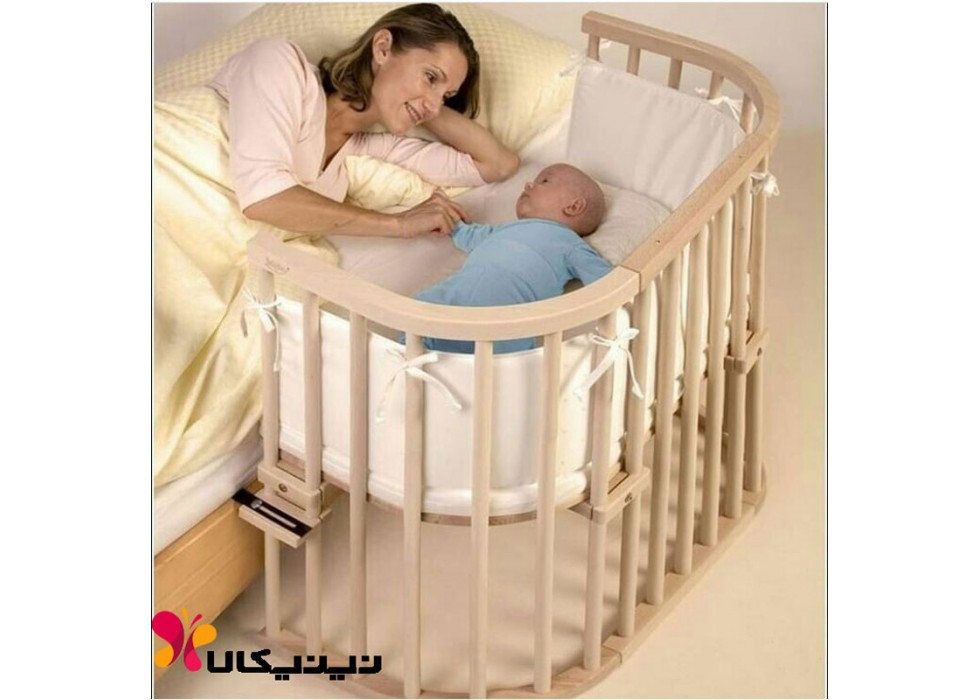 تخت نوزاد کنار مادر آمیسا مدل میشا