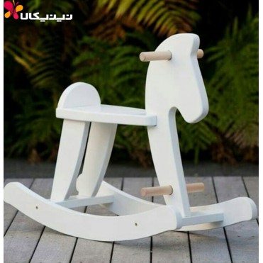 راکر چوبی کودک آمیسا مدل اسب