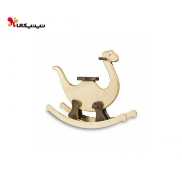 راکر چوبی کودک آمیسا مدل دایناسور