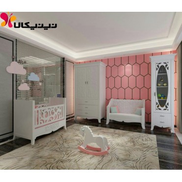 سرویس خواب نوزاد آمیسا مدل ملانی