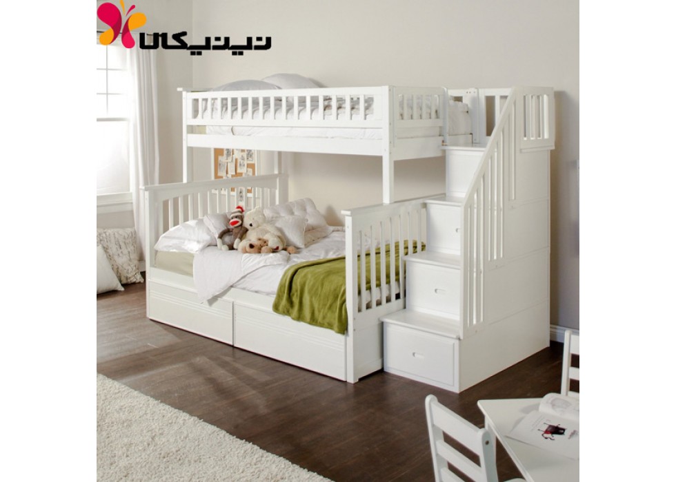 تخت دو طبقه آمیسا مدل وانیا