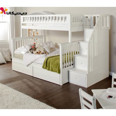 تخت دو طبقه آمیسا مدل وانیا