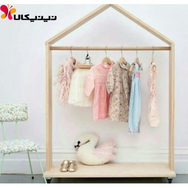 جالباسی اتاق کودک آمیسا مدل خانه