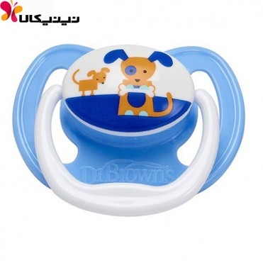 پستانک ارتودنسی 0 تا 6 ماه دکتر براونز-Dr.Brown's مدل سگ