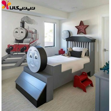 تخت کودک آمیسا مدل قطار