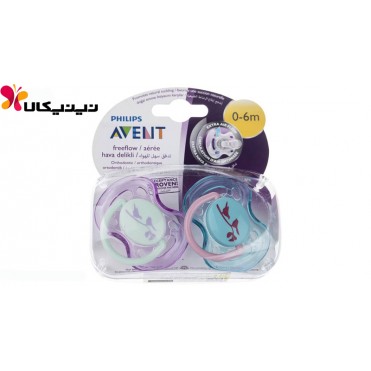 پستانک ارتودنسی 0 تا 6 ماه اونت دو عددی مدل پرنده