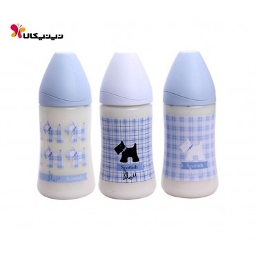 شیشه شیر 270 میل سیلیکونی ارتودنسی 0 تا 6 ماه سواوینکس suavinex کد 3800172