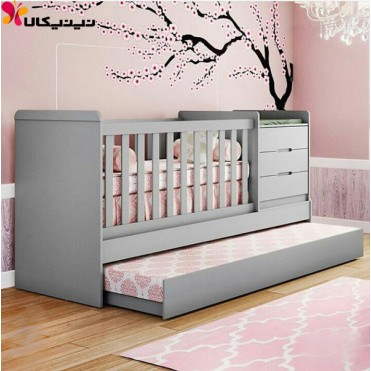 تخت نوزاد و نوجوان آمیسا مدل آرشید