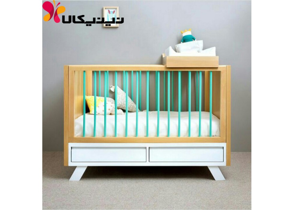 تخت نوزاد آمیسا مدل سامانتا