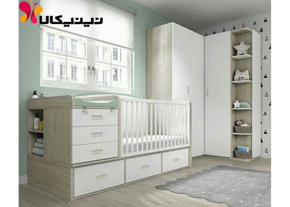 سرویس خواب نوزاد نوجوان چند منظوره آمیسا مدل زانیار