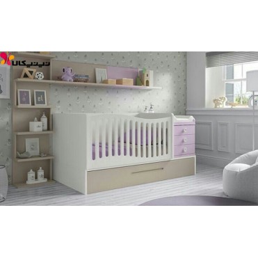 تخت نوزاد و نوجوان آمیسا مدل شیما