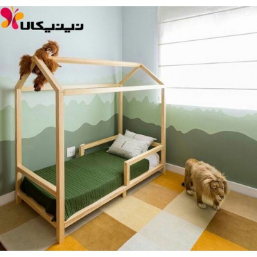 تخت و کمد کودک و نوجوان آمیسا مدل آهانا