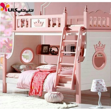 تخت دو طبقه کودک و نوجوان آمیسا مدل آنجلا