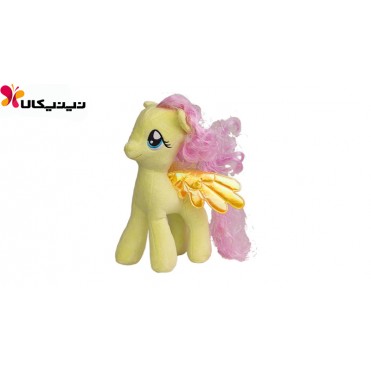 عروسک پولیشی اسب پونی رنگ زرد