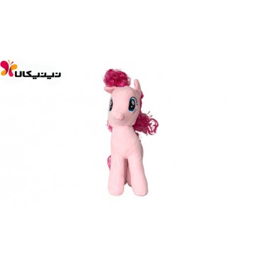 عروسک پولیشی اسب پونی رنگ صورتی